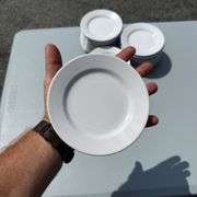 Lot of 27 ACOPA White Bread Plates