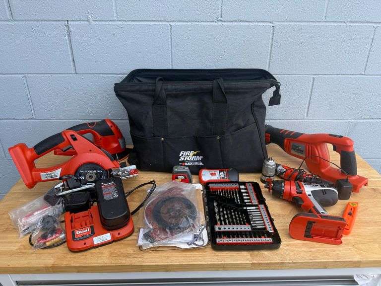 Firestorm by Black & Decker Power Tool Set with Bag
