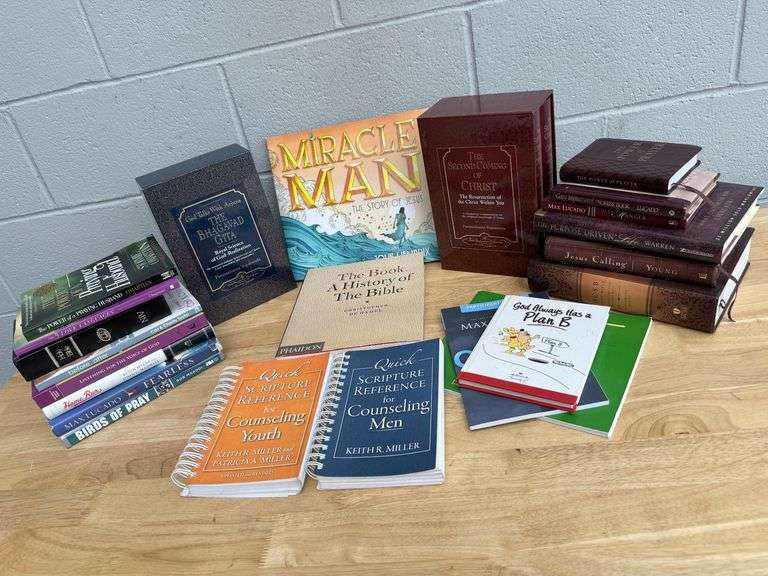 Lot of Various Religious & Inspirational Books image