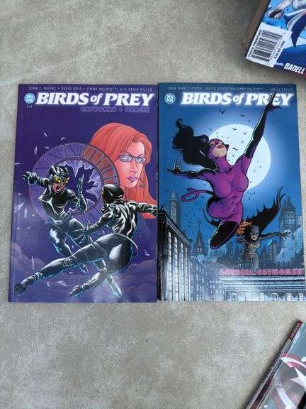 Comic Book Lot - Captain America, Birds of Prey, Power Rangers, and Sentinels of the Multiverse Card Game