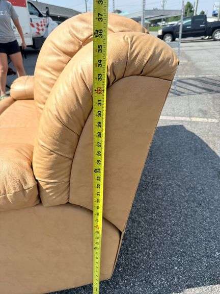 Tan Loveseat Recliner