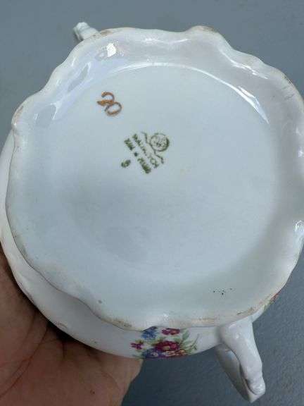 Walbrzych Fine China Set, Made in Poland, Floral Design