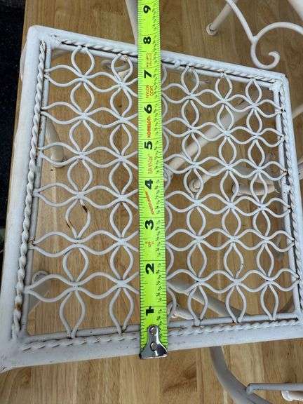 Set of Four Metal Plant Stands