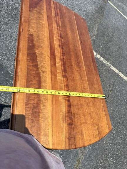 Wood Drop Leaf Dining Table