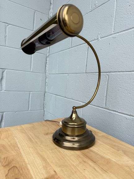 Brass Banker's Lamp