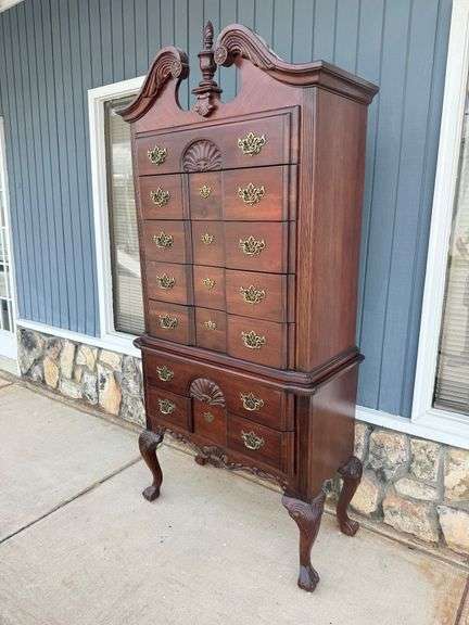Decorative Solid Wood Highboy Chest of Drawers