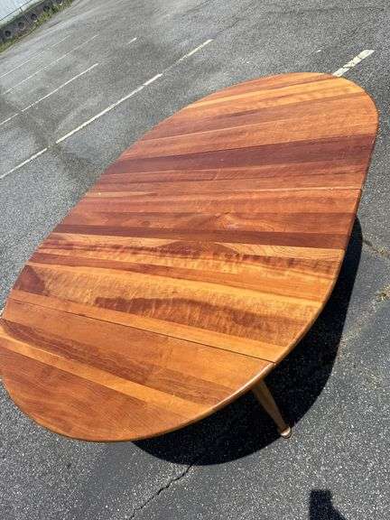 Wood Drop Leaf Dining Table
