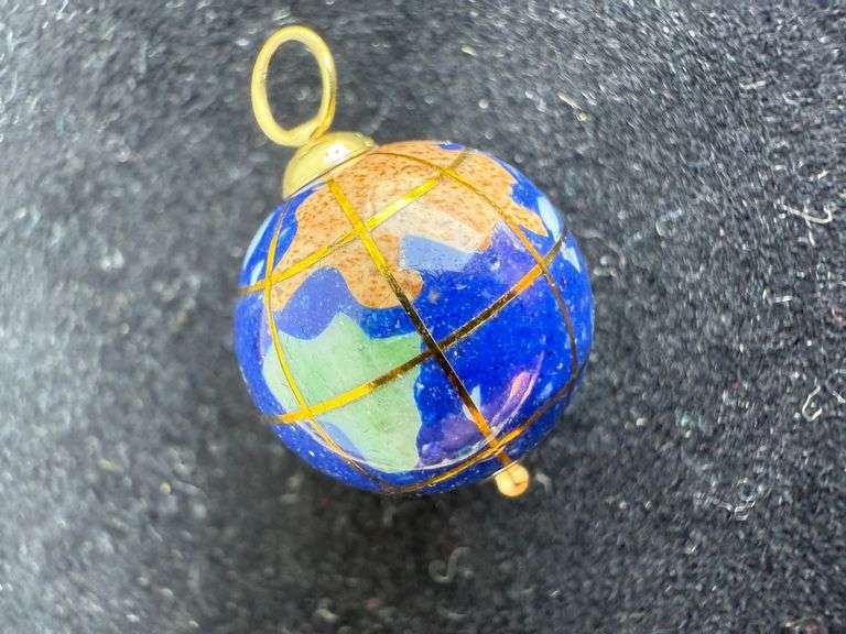 Collection of 14K Charms: Earth, Key, and Ladybug