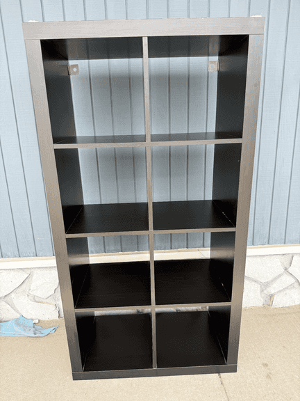 Brown 8-Cube Storage Shelf