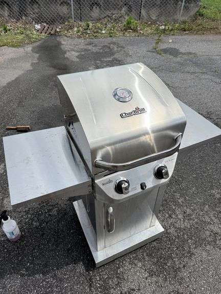 Char-Broil Stainless Steel Gas Grill with Propane Tank