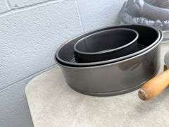 Baking Set: Marble Rolling Pin, Cake Pans, and Dragon Mold