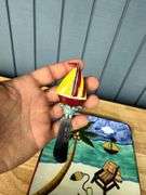 Tropical Inspired Home Decor: Dishes, Spreader, and Pineapple Lamp