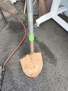 Assorted Garden Tools: Shovels, Rakes, Hedge Trimmers, and More