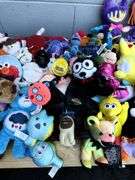 Assorted Plush Toys - Lot of Various Characters and Brands