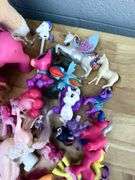 Large Lot of Pony Figures, Dolls and Accessories