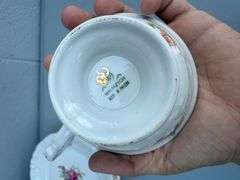 Walbrzych Fine China Set, Made in Poland, Floral Design