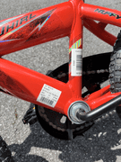 Huffy Whirl Red 16" Boys Bike with Training Wheels