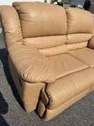 Tan Loveseat Recliner