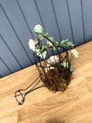 Decorative Wire Birdcages and Heart Shaped Metal Art