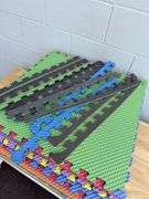 Stack of Interlocking Foam Floor Mats