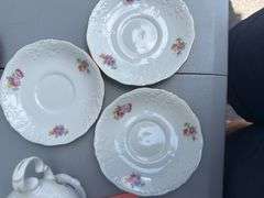 Walbrzych Fine China Set, Made in Poland, Floral Design