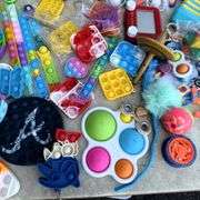 Large Lot of Toys & Fidgets: Pop Its, Spinners, Expandable Balls and More!