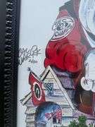 Signed University of Georgia "Junk Yard Dawg" Framed Print