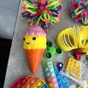 Large Lot of Toys & Fidgets: Pop Its, Spinners, Expandable Balls and More!