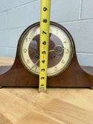 Wood Cased Mantel Clock with Key
