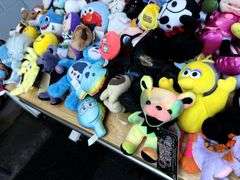Assorted Plush Toys - Lot of Various Characters and Brands