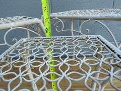 Set of Four Metal Plant Stands