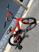 Huffy Whirl Red 16" Boys Bike with Training Wheels