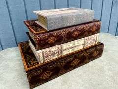 Decorative Book Box Set of 4