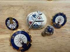 Lions, Masons, FOE, Key Club & IBEW Pins