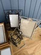 Assorted Picture Frames and Display Stands