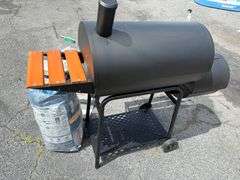 Royal Gourmet Charcoal Grill with Smoker, Grill Basket, and Charcoal