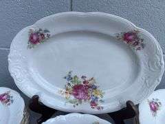 Walbrzych Fine China Set, Made in Poland, Floral Design
