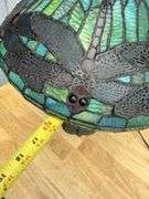 Dragonfly Style Stained Glass Table Lamp