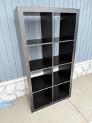 Brown 8-Cube Storage Shelf