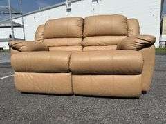 Tan Loveseat Recliner
