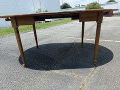 Wood Drop Leaf Dining Table