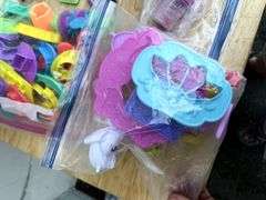 Mixed Craft and Activity Lot - Rainbow Loom, Play-Doh Tools, Perler Beads, and More