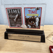 Political & Historical Memorabilia Collection: Time Magazine Display, Signed White House Egg, Trump Bill & More