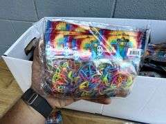 Box of Peace Shaped Rubber Bands