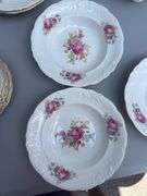 Walbrzych Fine China Set, Made in Poland, Floral Design