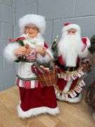 Collection of Santa Claus & Mrs. Claus Figures