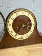 Wood Cased Mantel Clock with Key