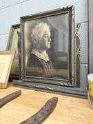 Framed Photos, Eastman Printing Frame, Horseshoe, Shaving Mug & Shoe Form