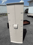 Tall Plastic Storage Cabinet with Shelves