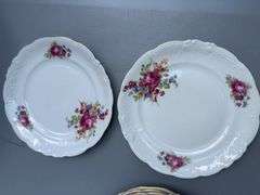 Walbrzych Fine China Set, Made in Poland, Floral Design